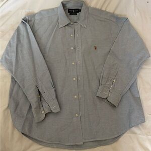 Ralph Lauren Men's Light Blue Button Down Shirt